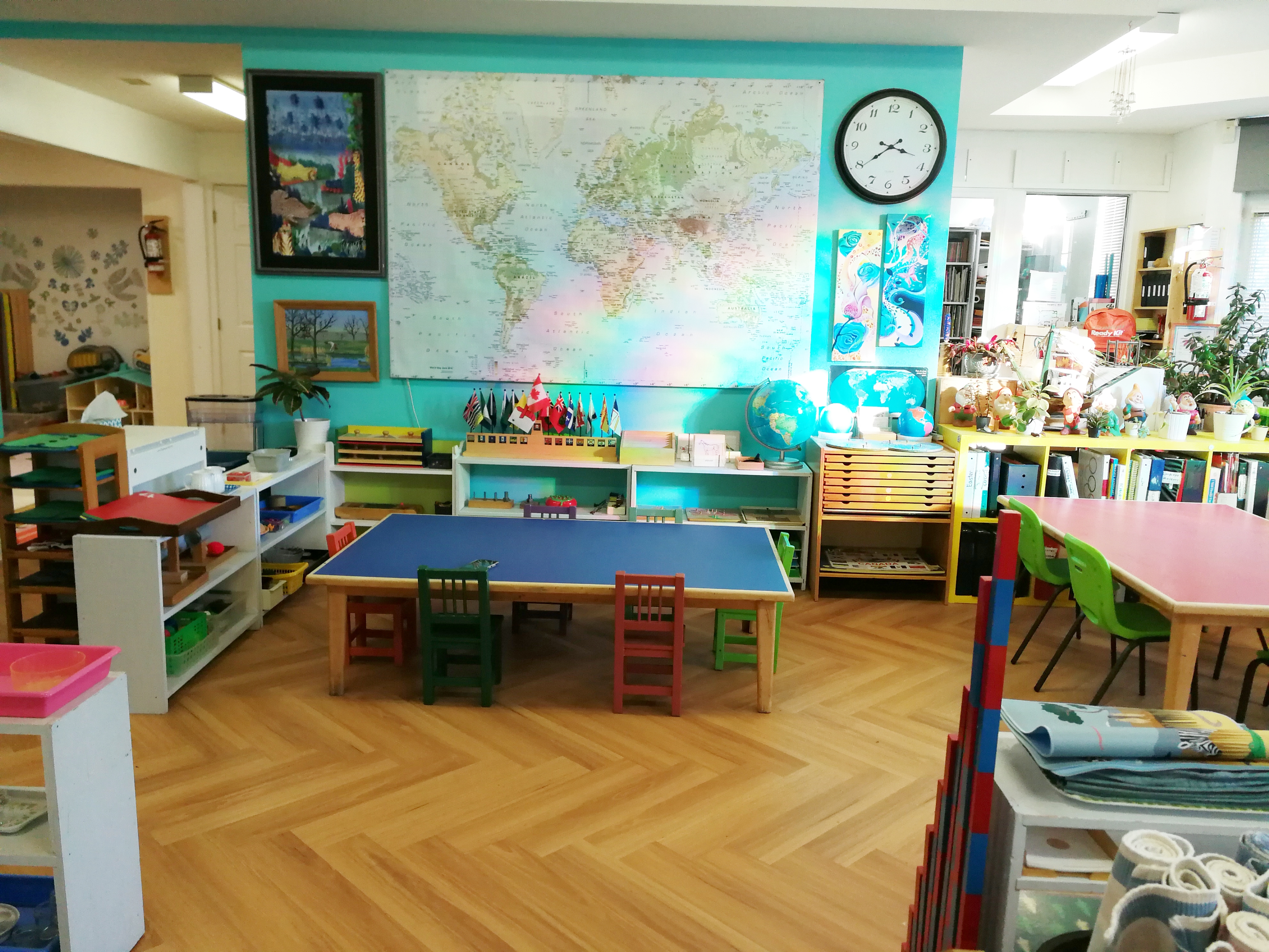 Montessori learning area
